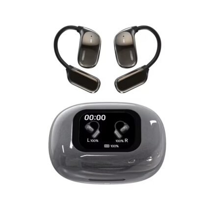 JM16 for AI Translation Earphones Screen Voice Control Open-Type Non-In-Ear Stereo Earbuds Active Noise Cancellation