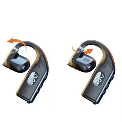 New Arrival P7 OWS Single Ear Hook Earphone Led Battery Display Wireless Earbuds Open-Ear Earphones with 180 Degree Rotation